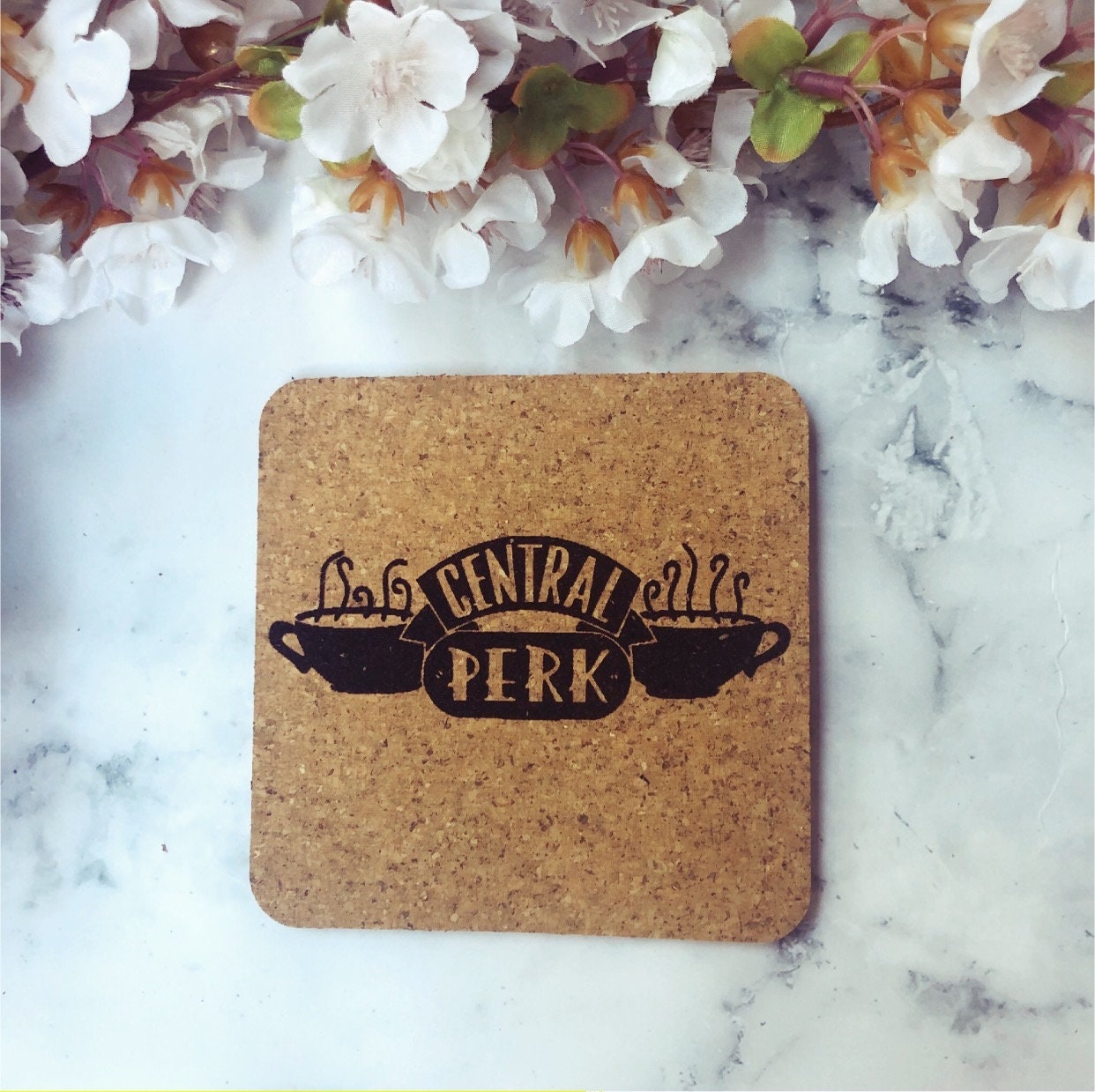 Friends TV Show Cork Coasters: Engraved Coaster Set thumbnail 7
