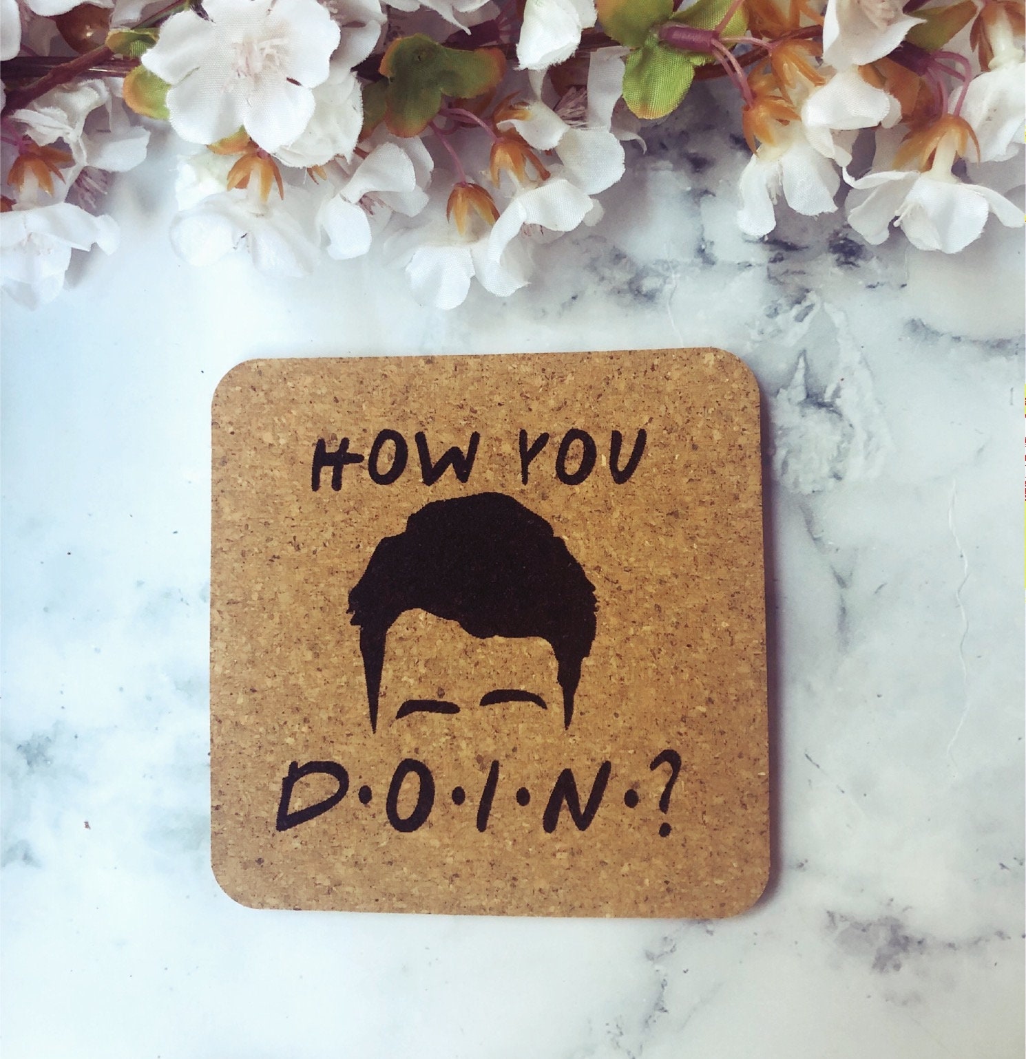 Friends TV Show Cork Coasters: Engraved Coaster Set thumbnail 8