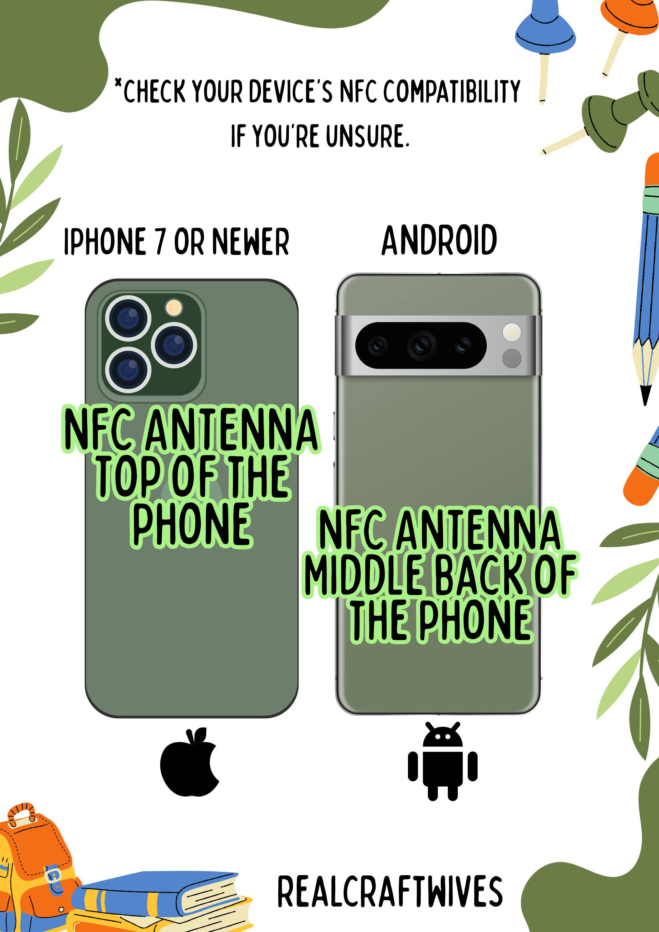 NFC Instagram Keychain Charm – Tap to Follow Social Media Acrylic Link thumbnail 19