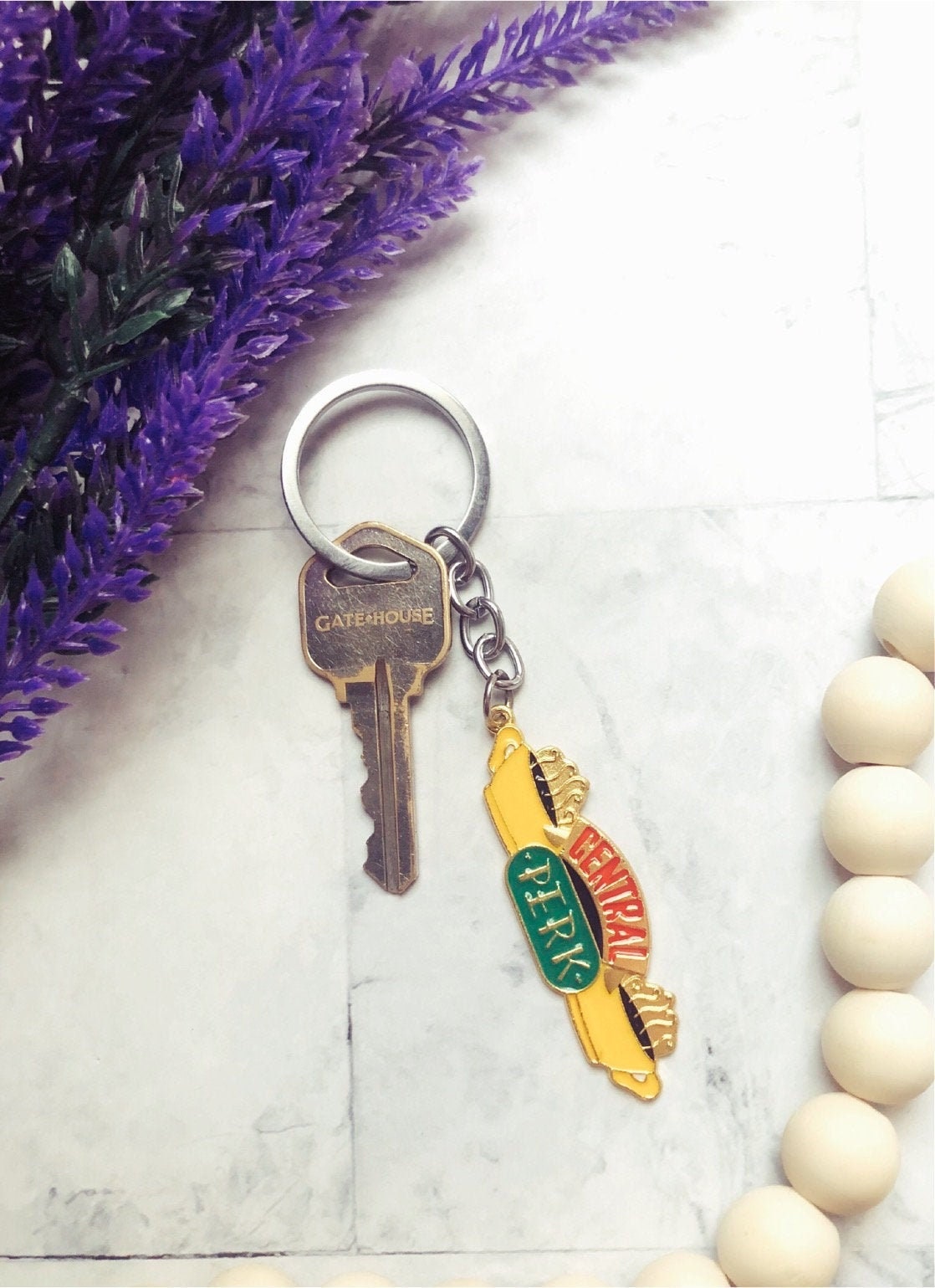 Friends TV Show Keychain - Central Perk Aluminum Keychain