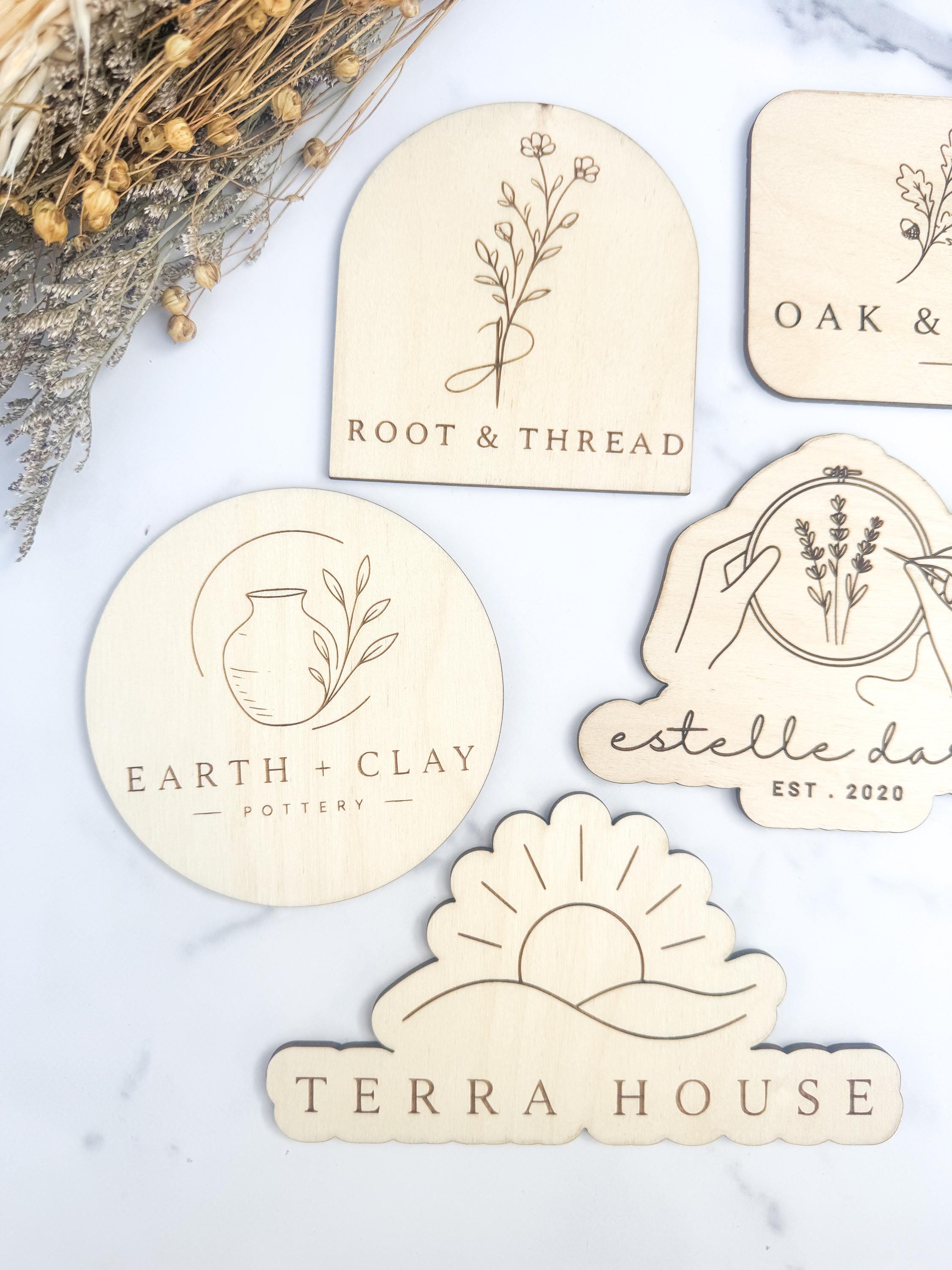 Custom Laser Engraved Wood Logo Plaque, Personalized Business Sign, Branding Display Prop thumbnail 2