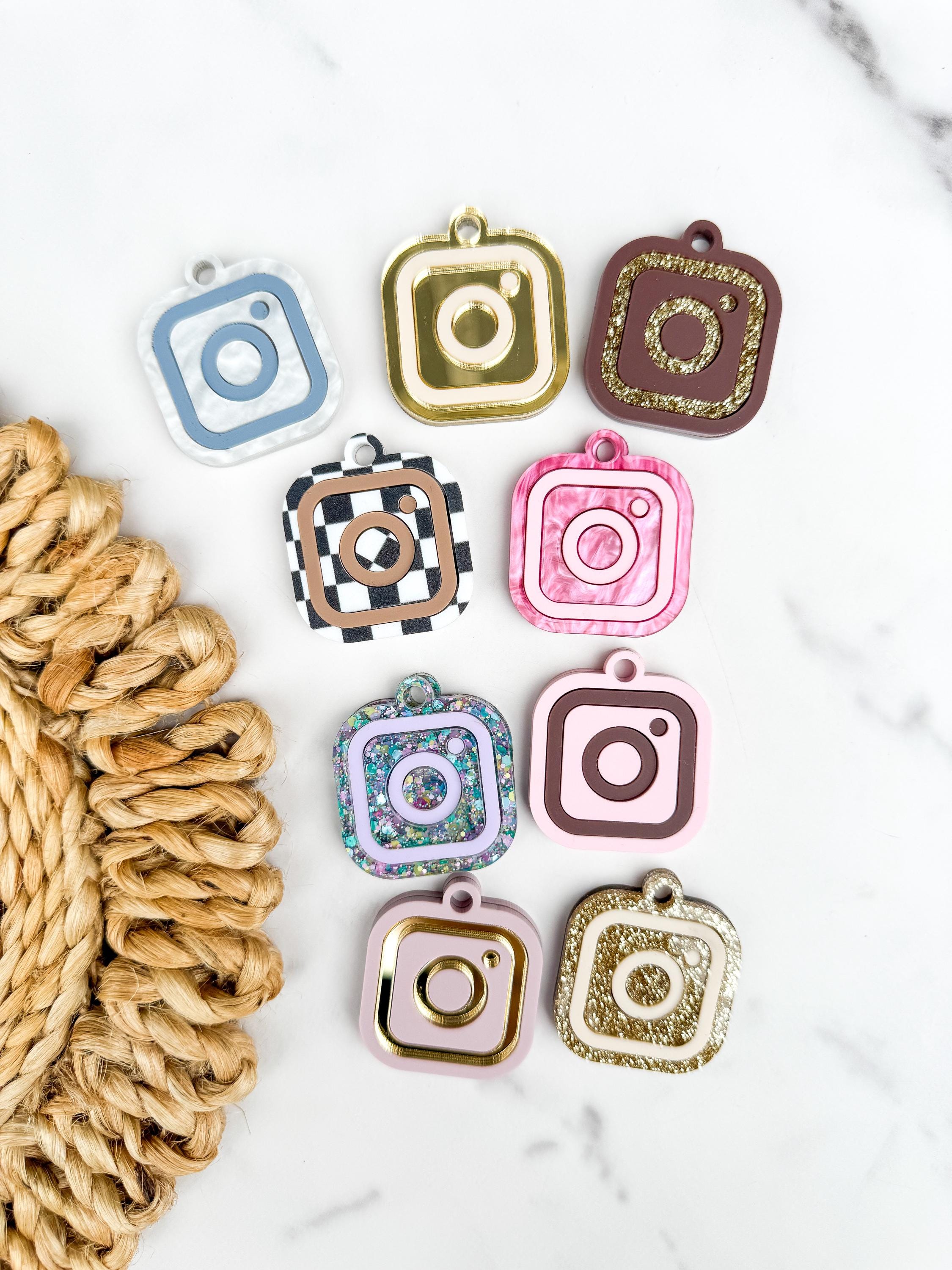 NFC Instagram Keychain Charm – Tap to Follow Social Media Acrylic Link thumbnail 5