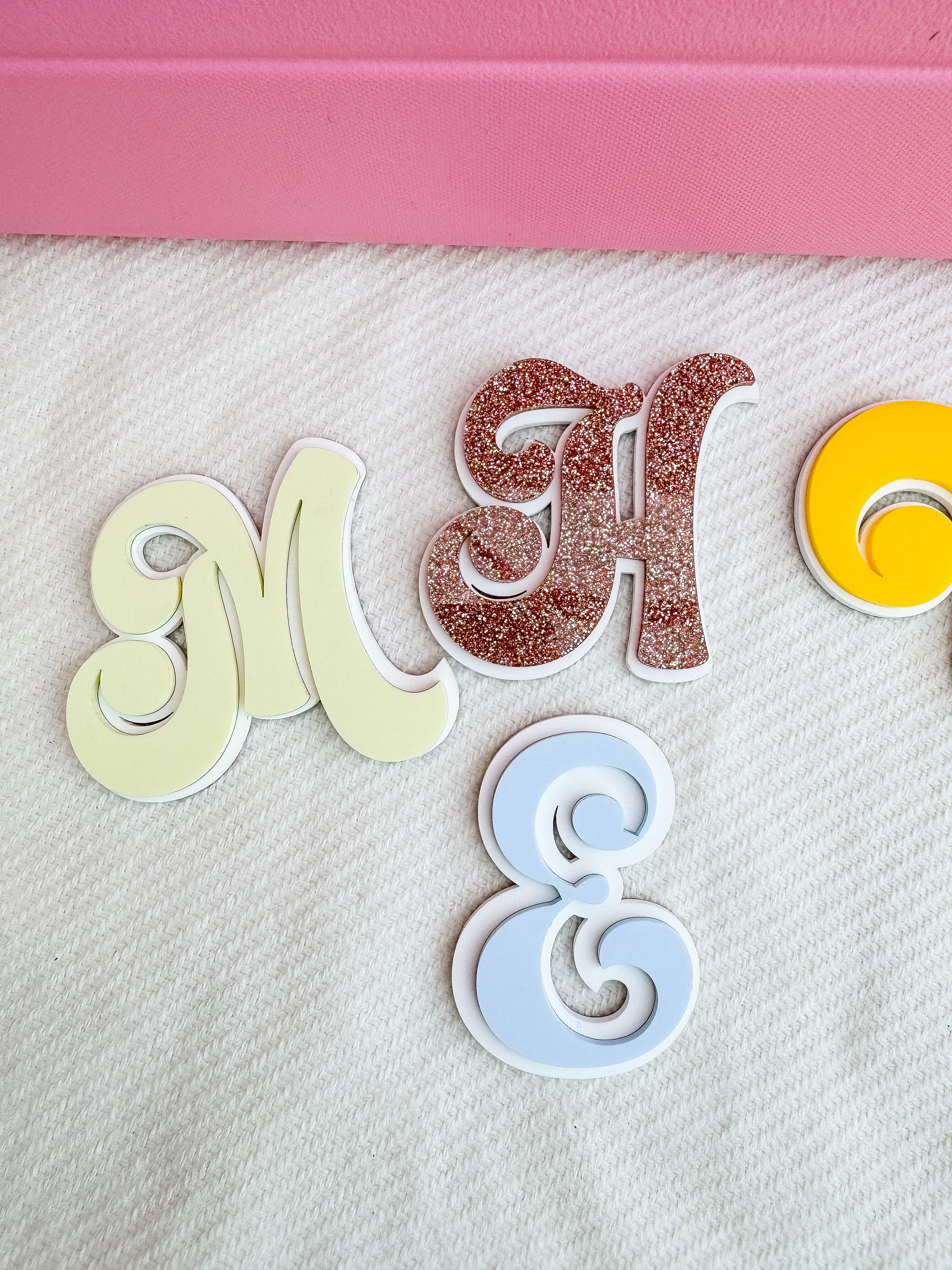 Custom Initial Bogg Bag Charm: Personalized Bag Accessory thumbnail 2