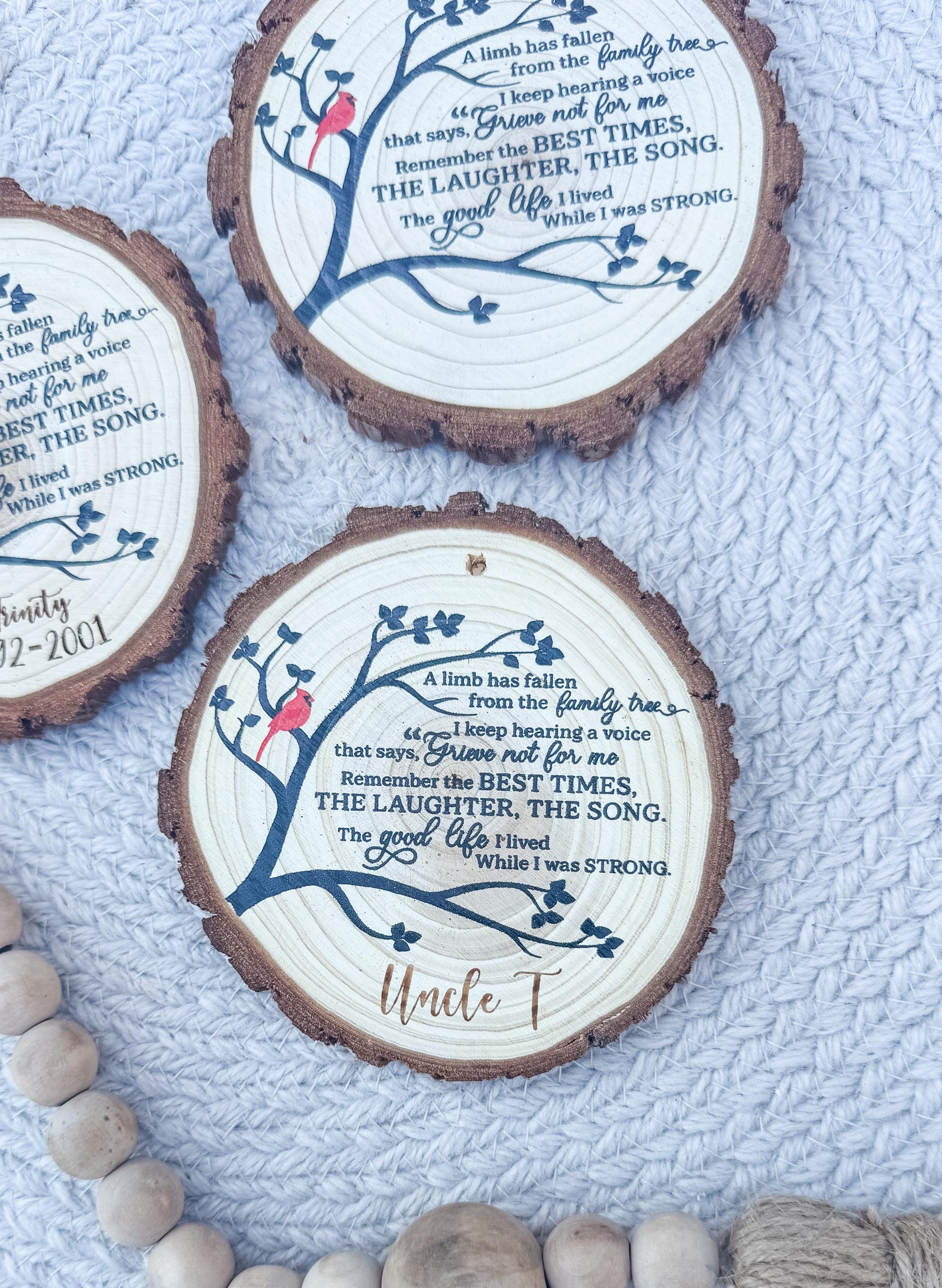Memorial Cardinal Ornament: Sympathy Gift, Remembrance Keepsake thumbnail 4