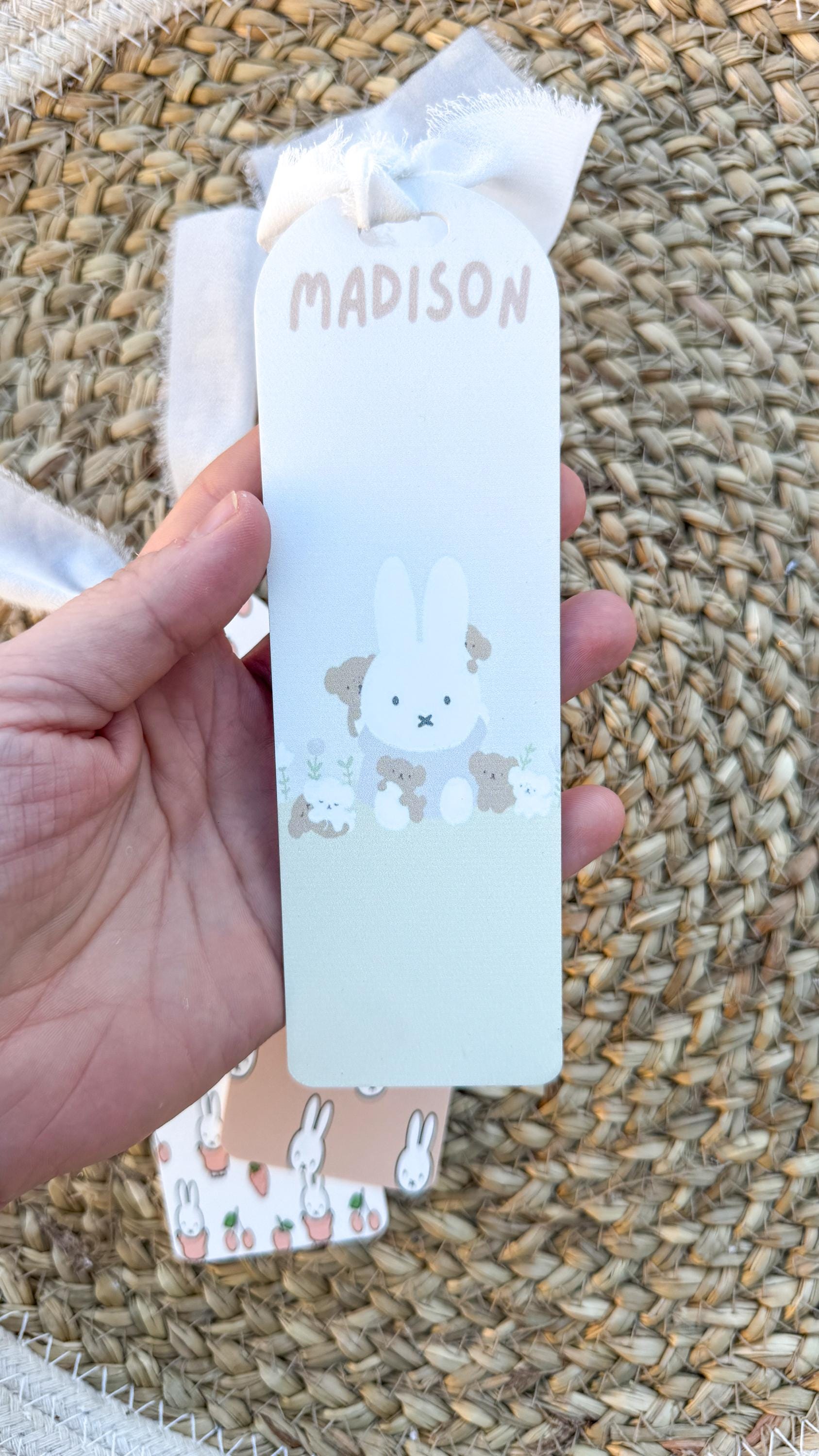 Miffy Bookmark | Handmade Bunny Book Accessory, Gift for Readers thumbnail 4