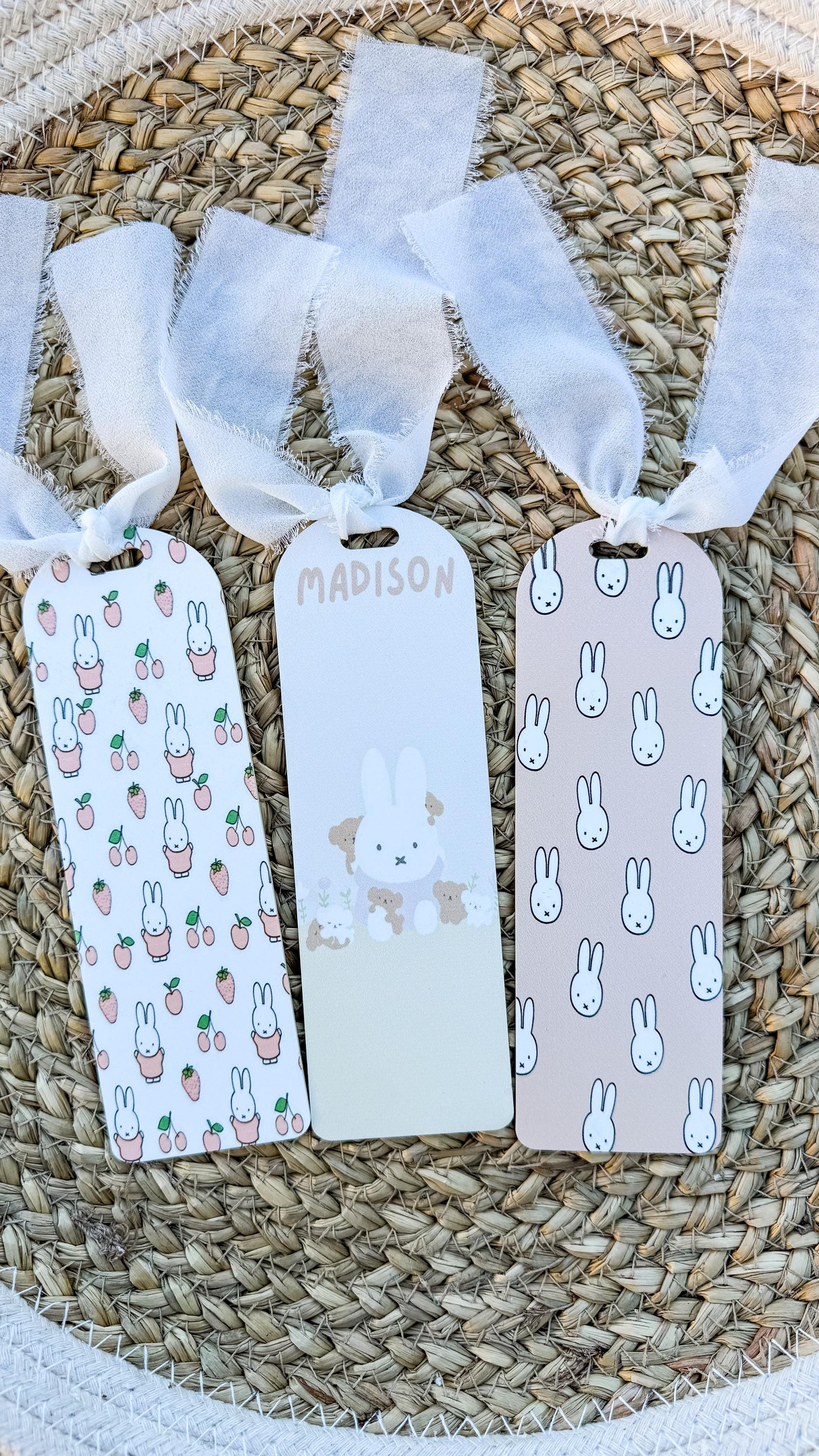 Miffy Bookmark | Handmade Bunny Book Accessory, Gift for Readers thumbnail 6