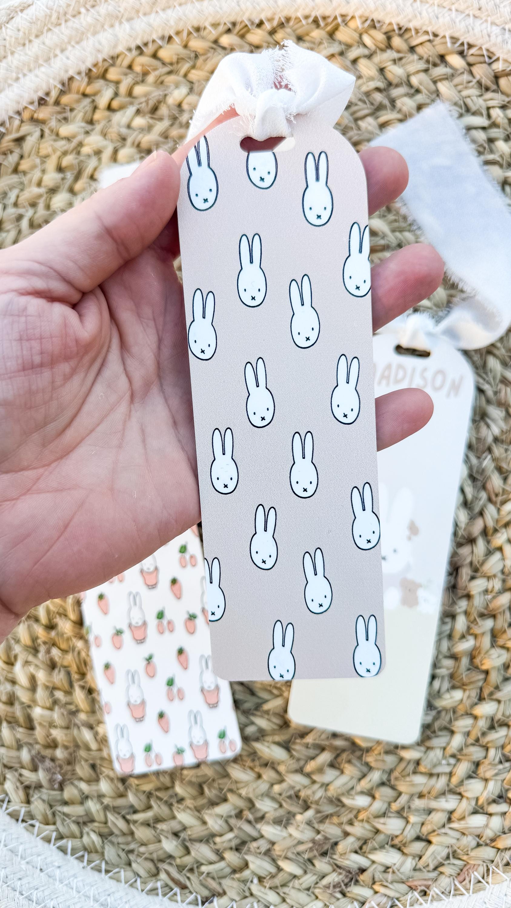 Miffy Bookmark | Handmade Bunny Book Accessory, Gift for Readers thumbnail 3