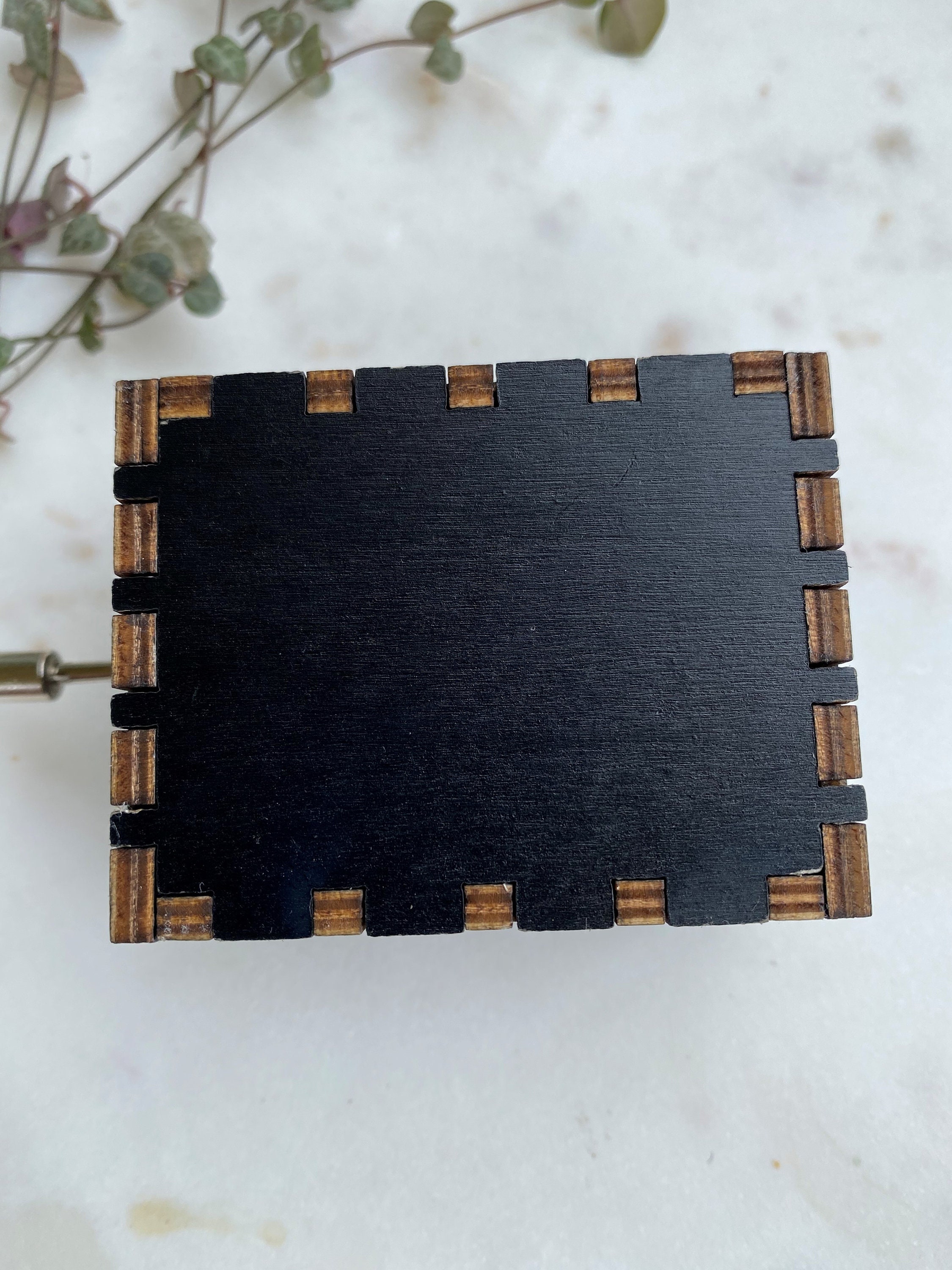 Stranger Inspired Music Box - Stranger Fan Gift - Stranger Show Gift - Custom Engraved Music Box thumbnail 3