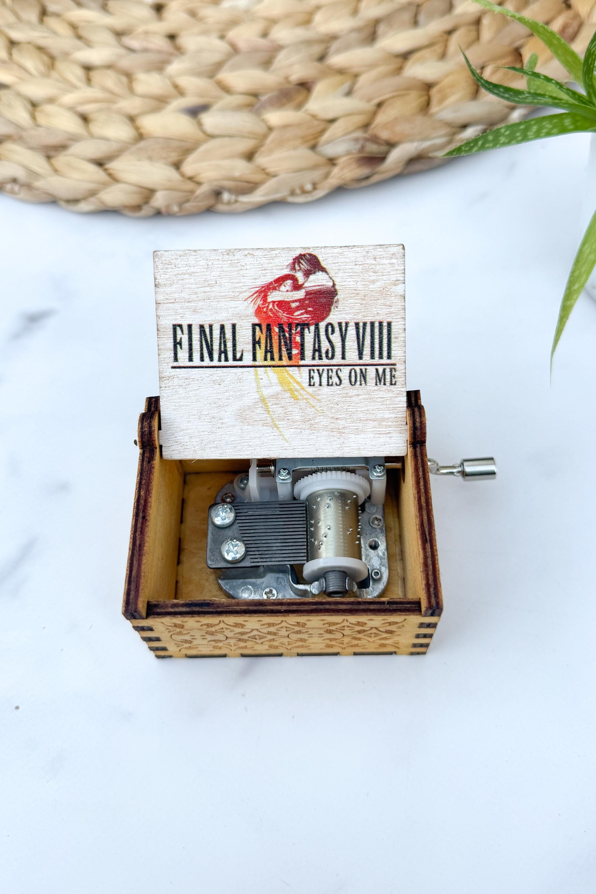 Final Fantasy VIII Music Box: Eyes On Me, Hand Crank Wooden Keepsake thumbnail 3