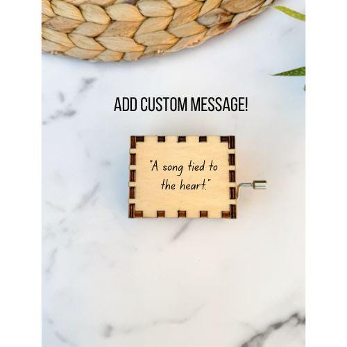 Final Fantasy VIII Music Box: Eyes On Me, Hand Crank Wooden Keepsake thumbnail 6