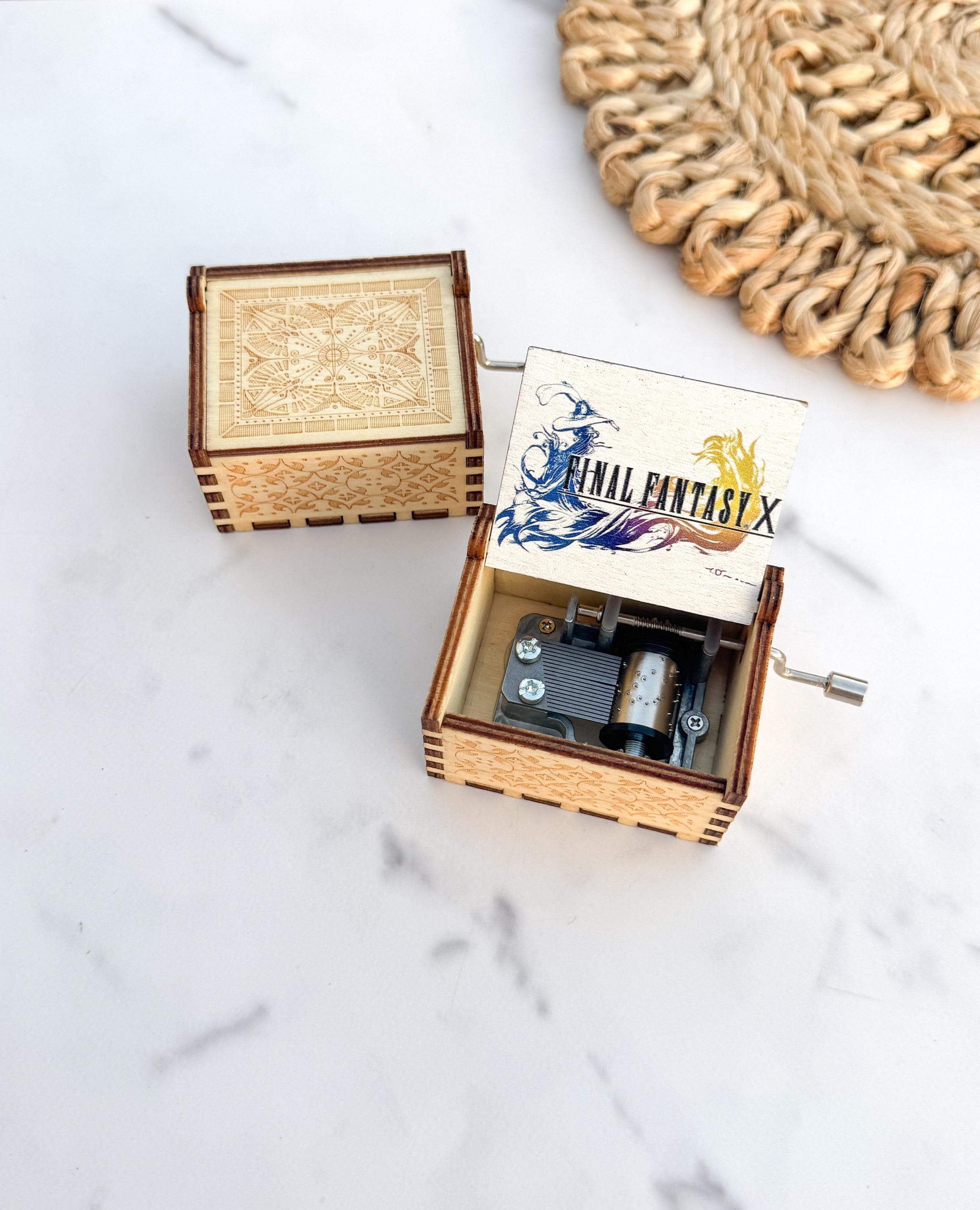 Wooden Final Fantasy X Music Box Crank Melody Collectible, Return to Zanarkand thumbnail 7