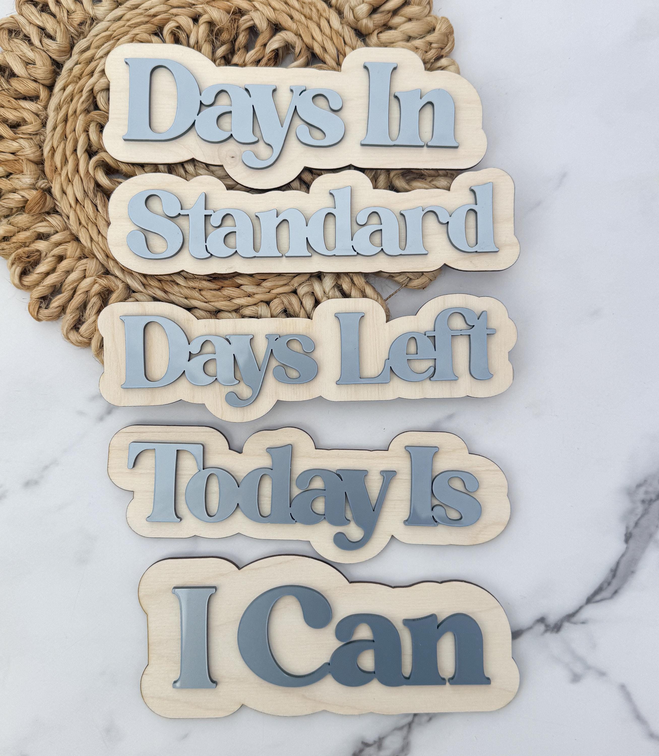 Layered Wood Acrylic Classroom Magnets, Custom Teacher Whiteboard Organization Accessories thumbnail 12