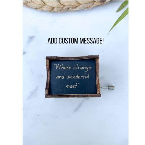 Nightmare Before Christmas Handcrafted Engraved Wooden Music Box thumbnail 5