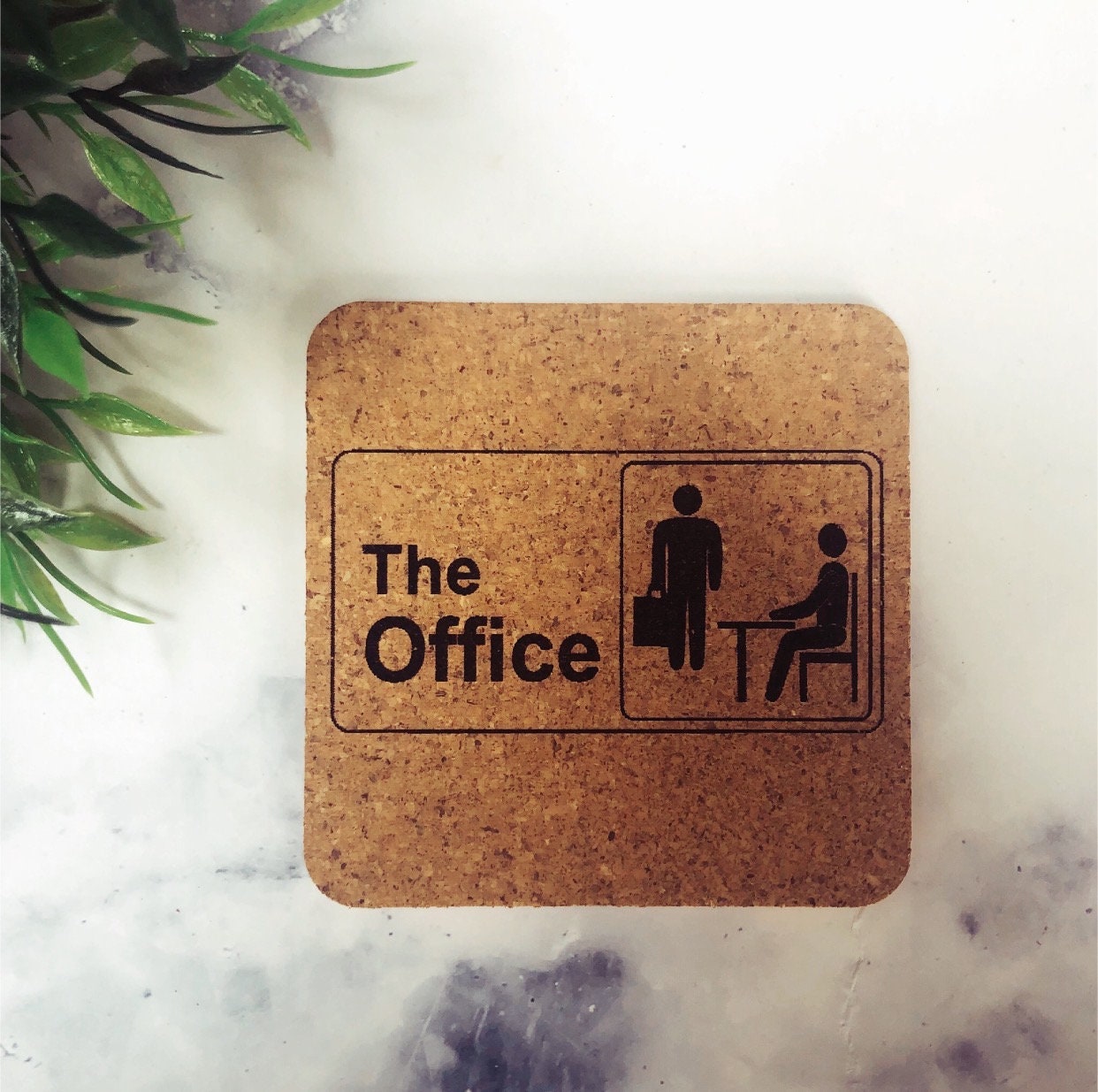 The Office Coasters: Engraved Cork Coaster Set thumbnail 5