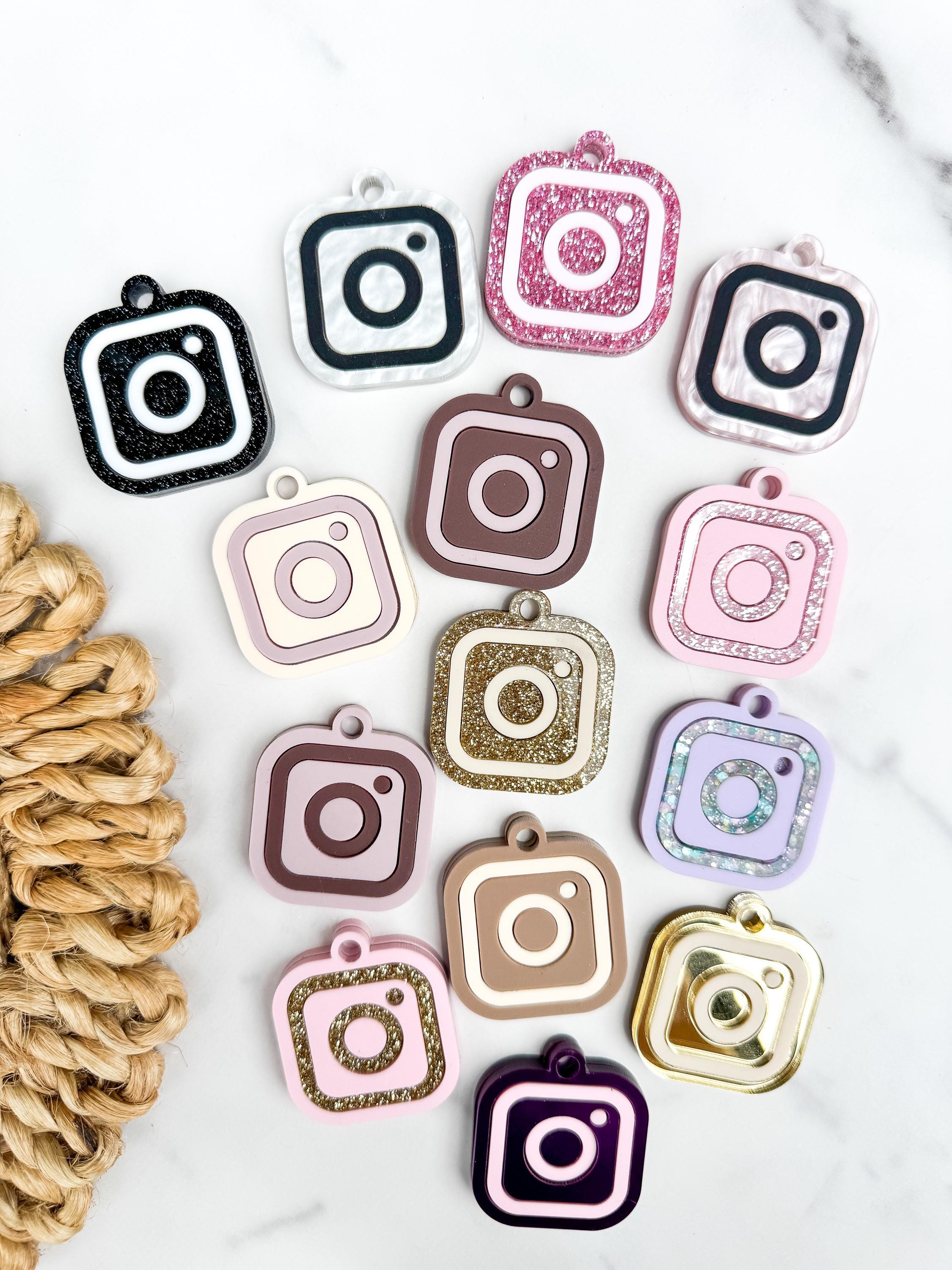 NFC Instagram Keychain Charm – Tap to Follow Social Media Acrylic Link thumbnail 9