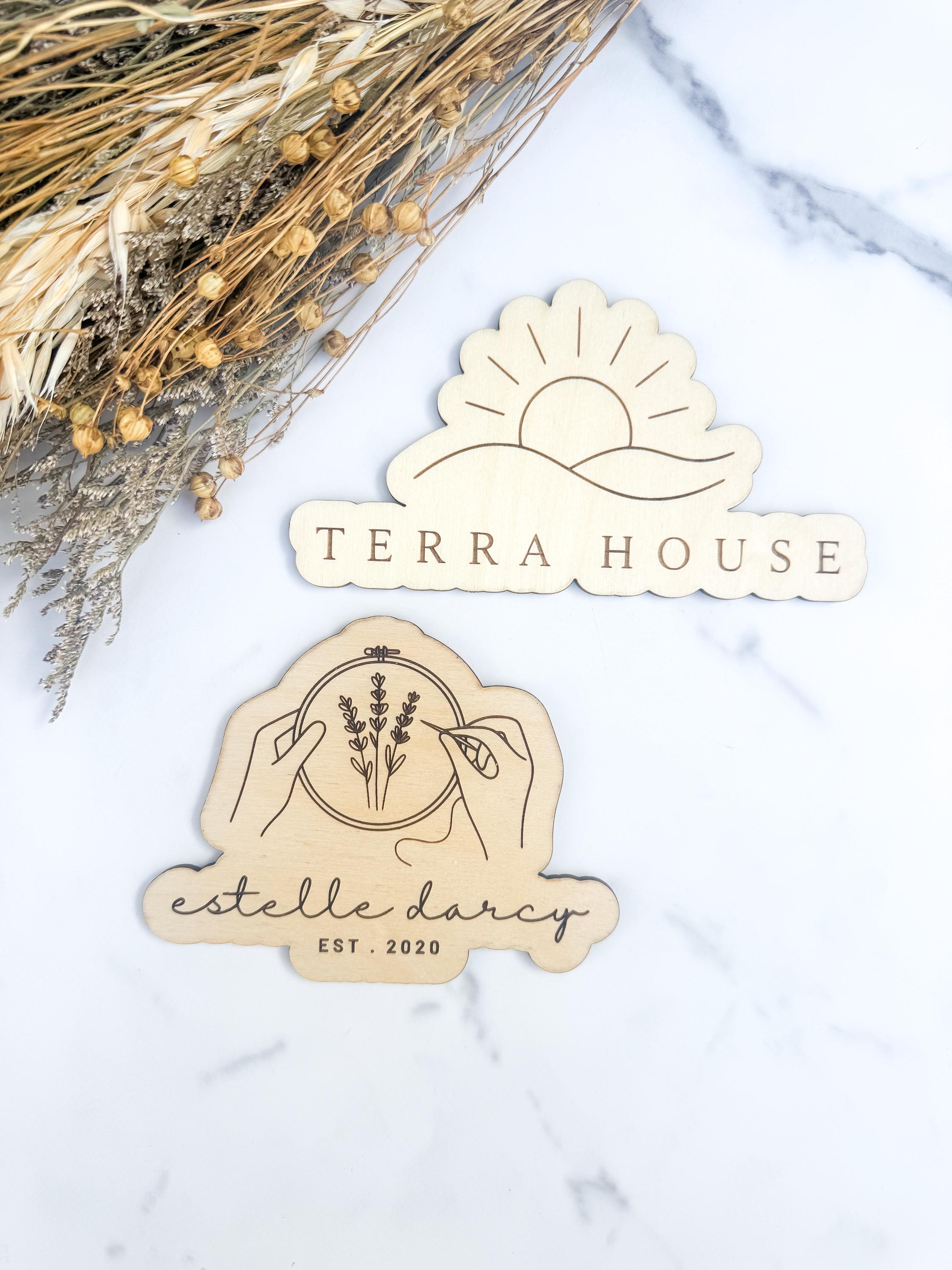 Custom Laser Engraved Wood Logo Plaque, Personalized Business Sign, Branding Display Prop thumbnail 8