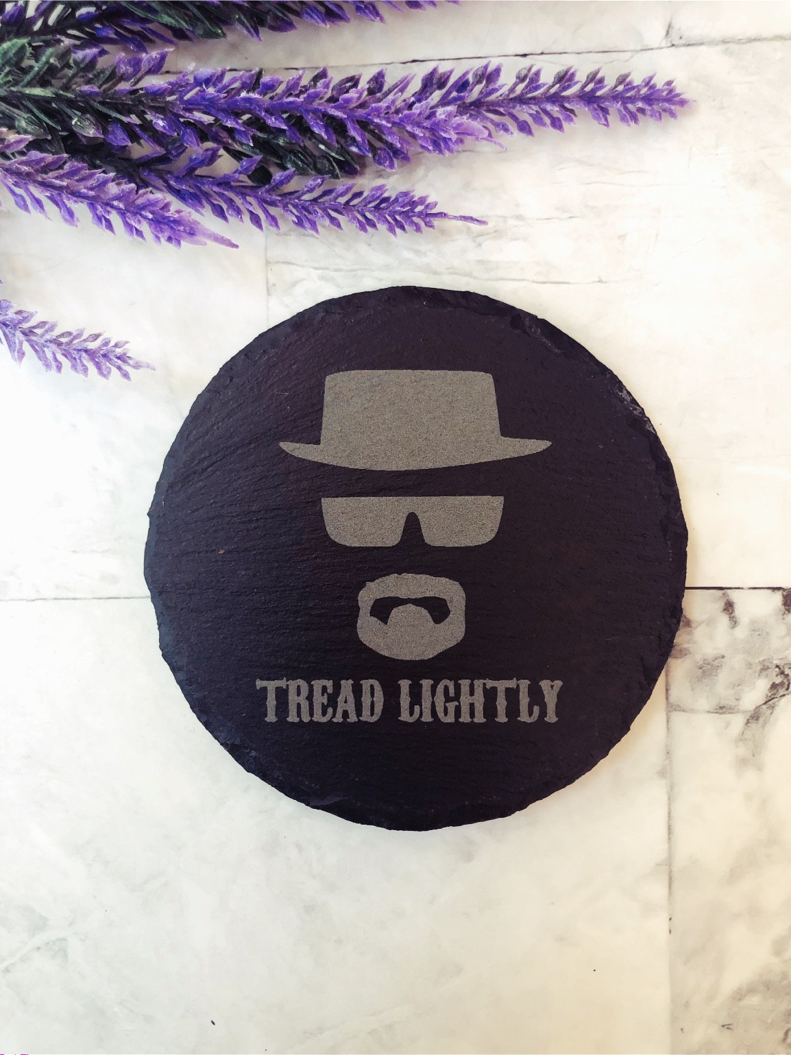 Breaking Bad Slate Coaster Set - Laser Engraved Fan Gift thumbnail 4
