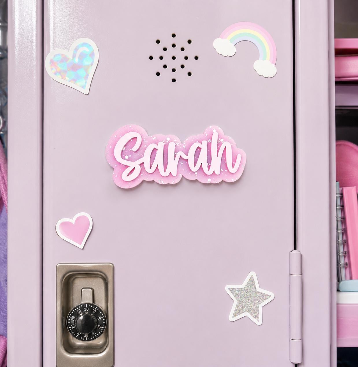 Locker Name Magnet – Custom School Locker Decor thumbnail 2