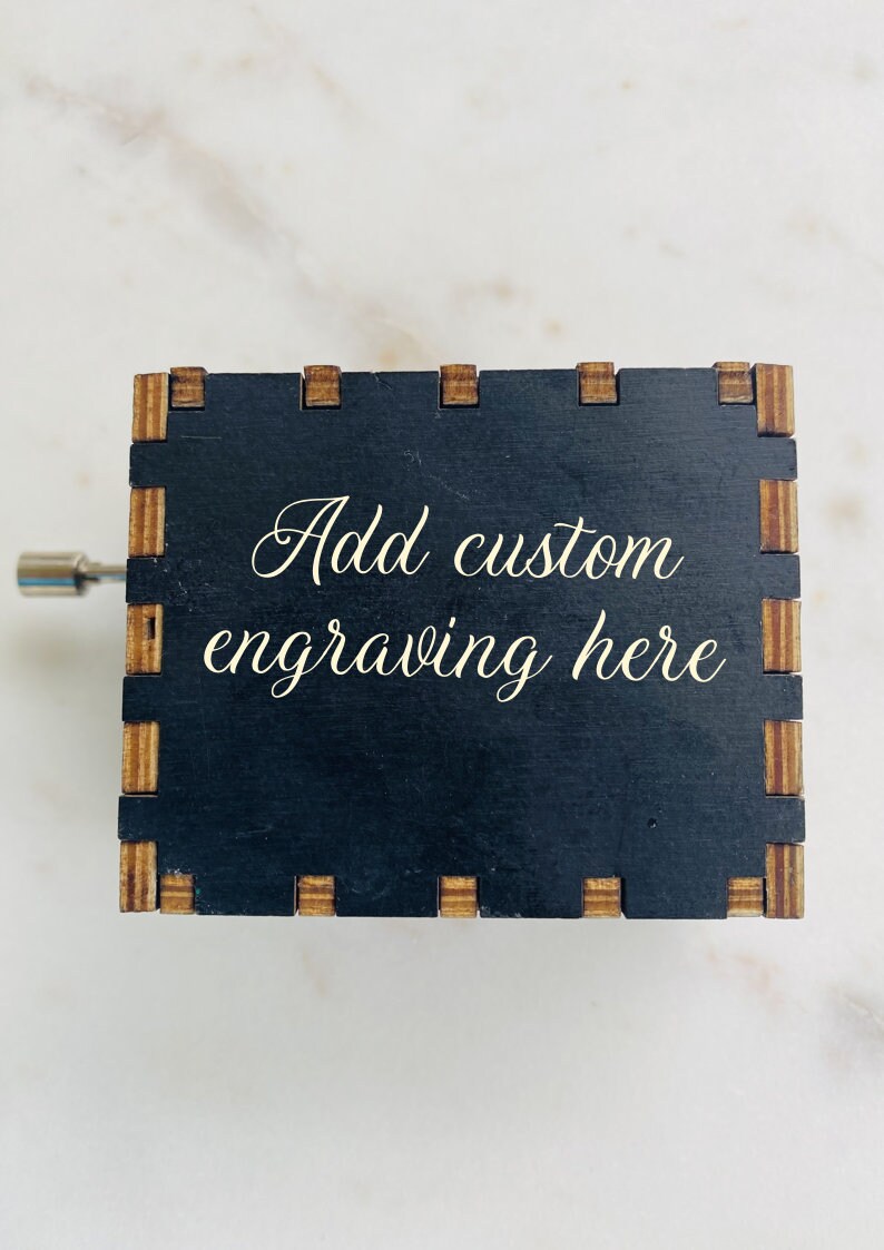 Avatar Music Box: The Avatar's Love Theme, Custom Engraved Birchwood thumbnail 8