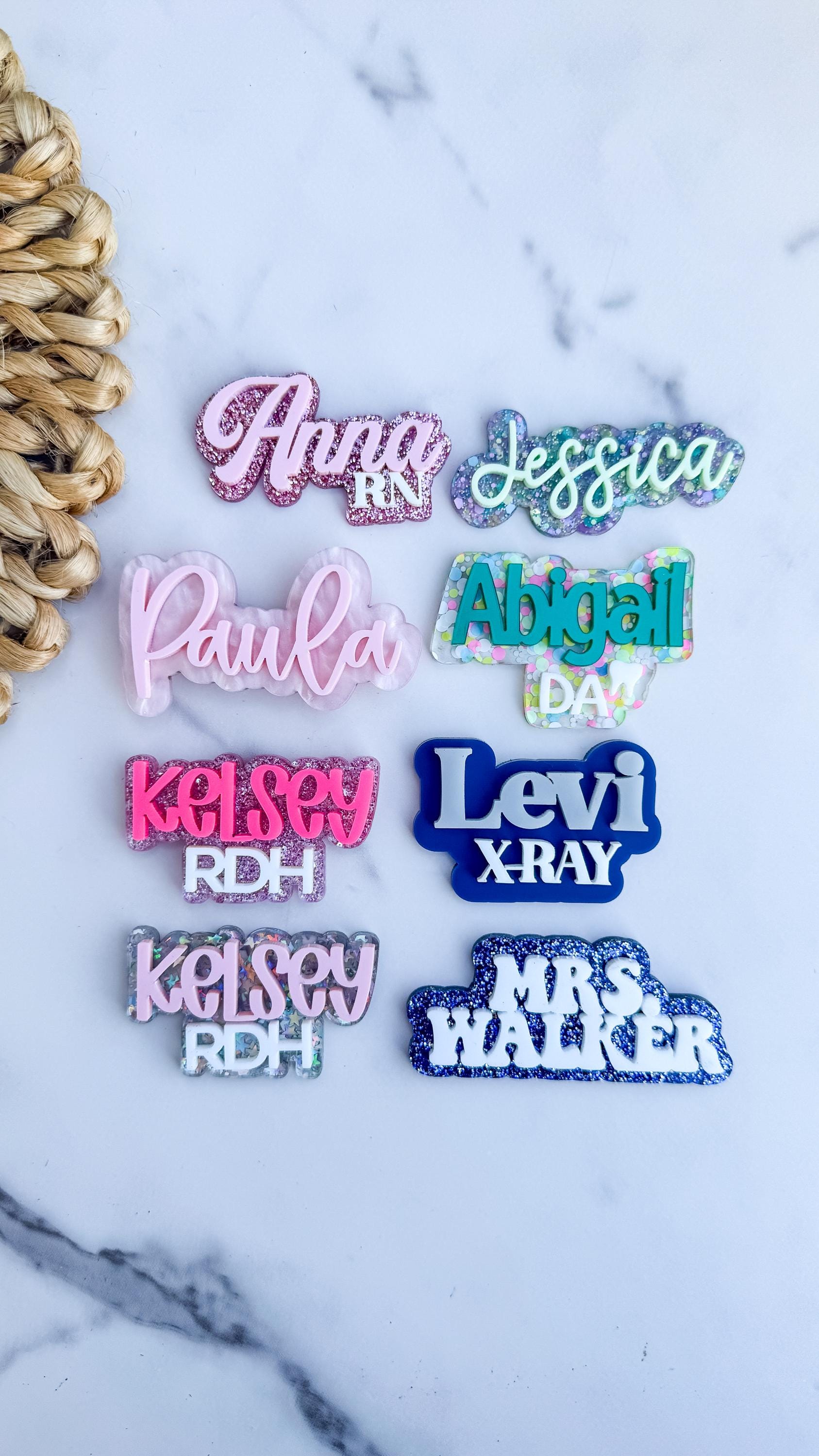 Custom Acrylic Name Tag with Magnetic Backing – Professional Badge for Work, Events, or Business thumbnail 5