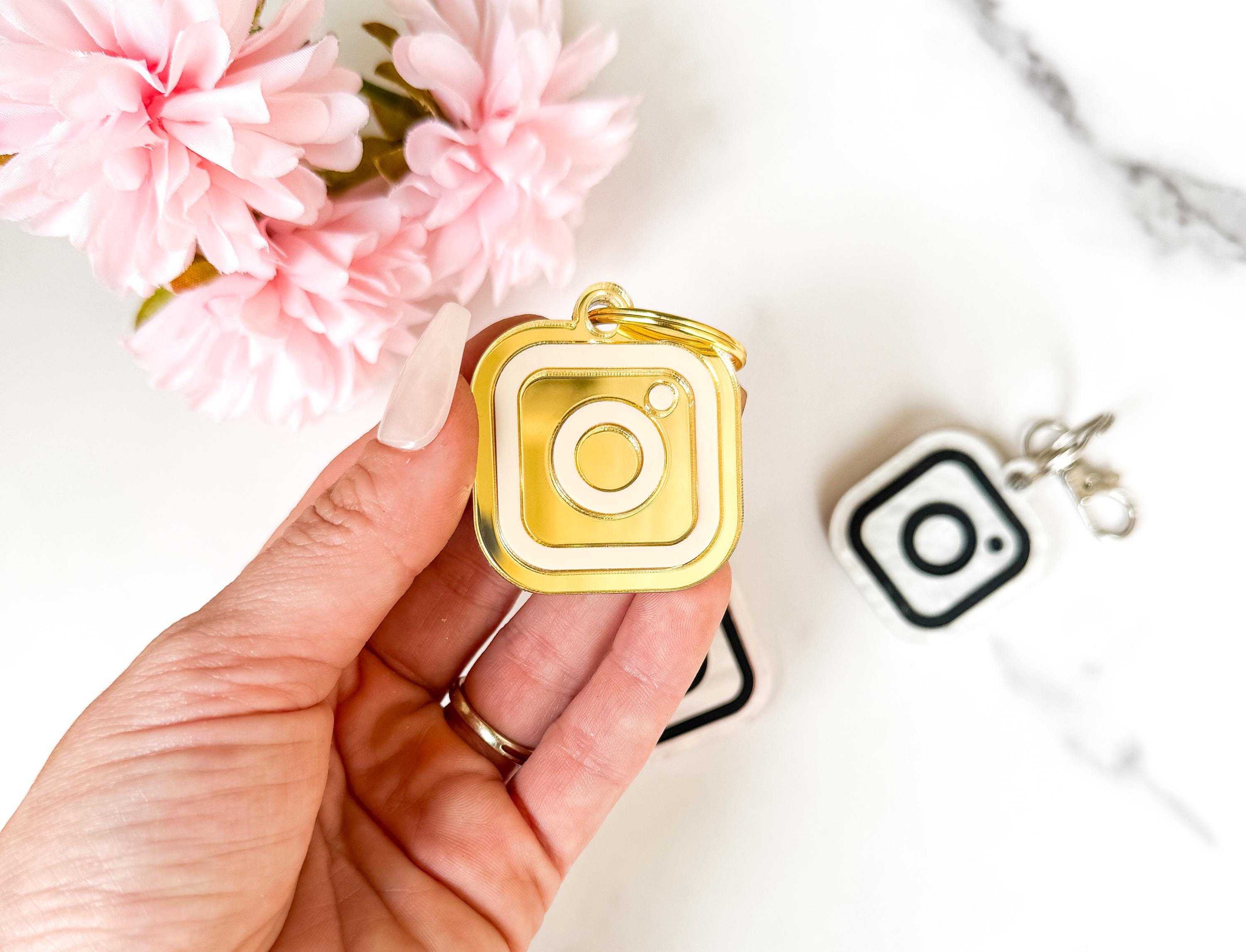 NFC Instagram Keychain Charm – Tap to Follow Social Media Acrylic Link thumbnail 15