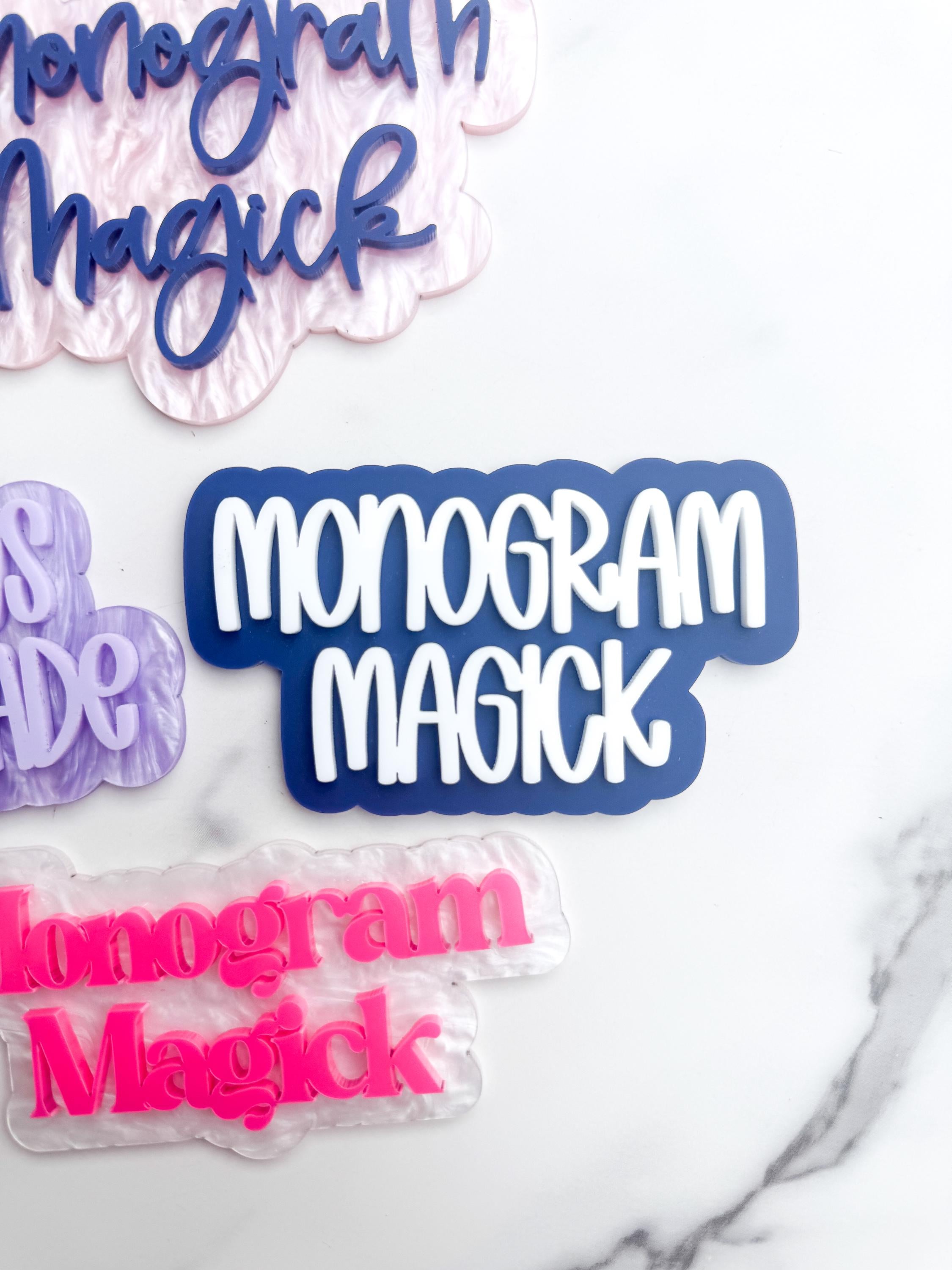 Custom Acrylic Social Media Handle Tags, Business Watermark Signs thumbnail 7