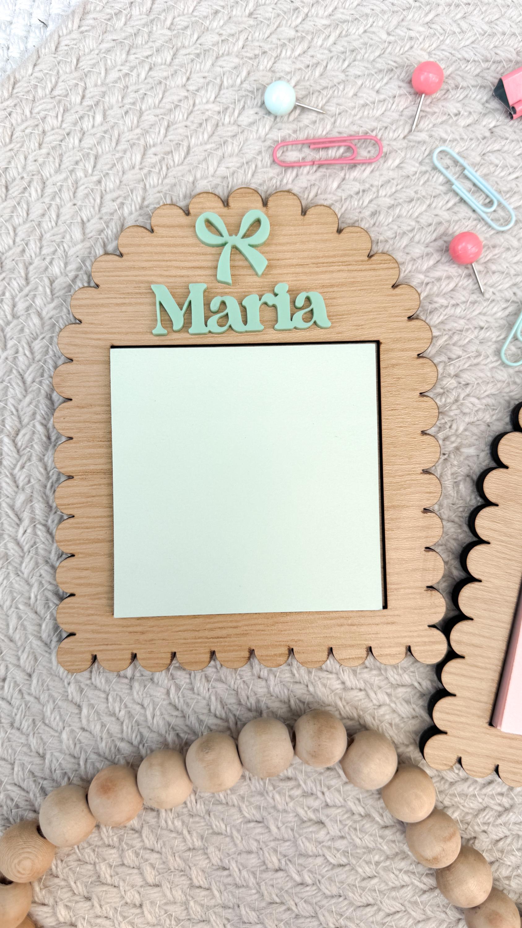 Personalized Wooden Sticky Note Holder: Teacher, Nurse, Corporate Gift thumbnail 4