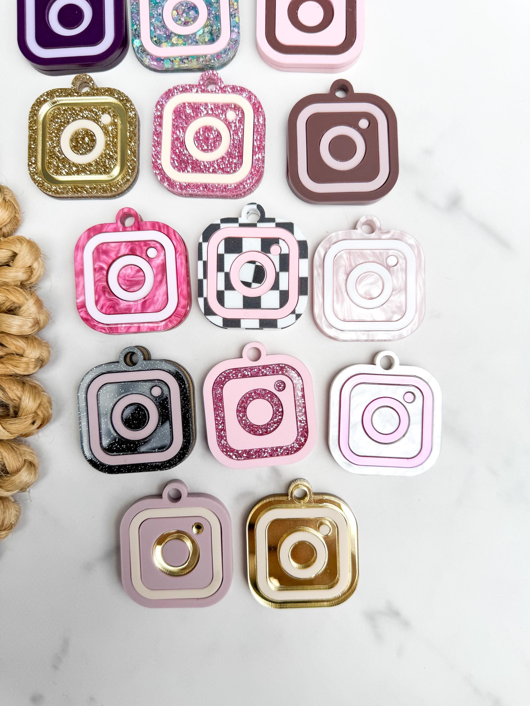 NFC Instagram Keychain Charm – Tap to Follow Social Media Acrylic Link thumbnail 11