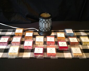 Cera de soja derrete, tortas de cera de soja, cera natural derrete, soja derrete, super perfumada derrete, concha derrete, 6 unidades, derramada à mão, cera de outono derrete