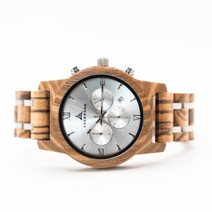 Personalized  Gift For Him, Mens Watch, Wood Watch, Personalized Gift, Gift for Men, Anniversary Watch, Groomsmen Watch, Engraved Watch