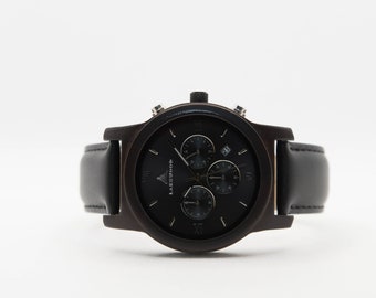 Personalized Gift For Him, Mens Watch, Wood Watch, Personalized Gift, Gift for Men, Anniversary Watch, Groomsmen Watch, Engraved Watch