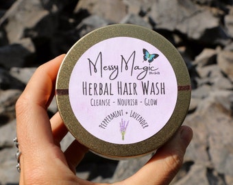Herbal Hair Wash - Peppermint & Lavender