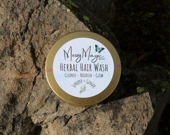 Natural *SALE* Herbal Hair Wash - Juniper & Ginger