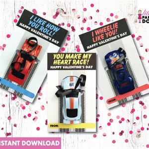 Mi piace come rotoli! Impennata come te! DOWNLOAD ISTANTANEO biglietto di San Valentino stampabile, bomboniera giocattolo del compagno di classe, tag di San Valentino