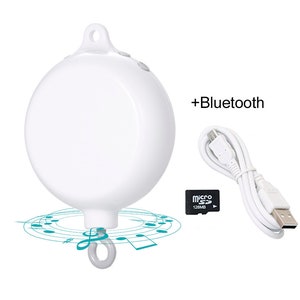 Caja de música con tarjeta SD de 128 MB y Bluetooth para móvil de bebé