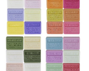 Marseille soap 125 grs more than 60 flavors to choose from