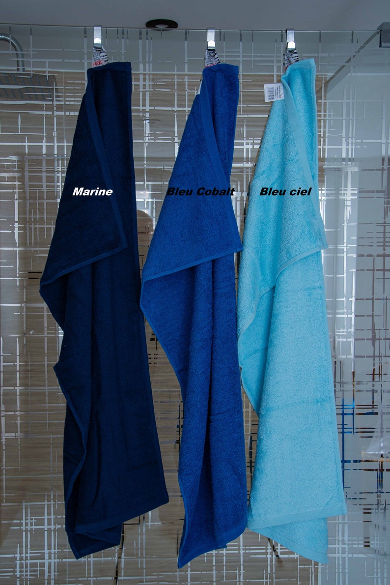 Fée cadeau personnalisé brodé sur serviette de toilette, drap de bain ou pack complet image 6