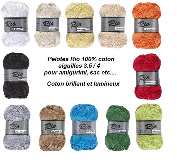 opblijven Interessant wrijving Rio Balls 100% Cotton Lammy Yarns Colors to Choose From - Etsy Sweden