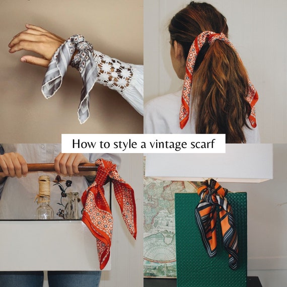 Vintage Floral Bandana - image 9