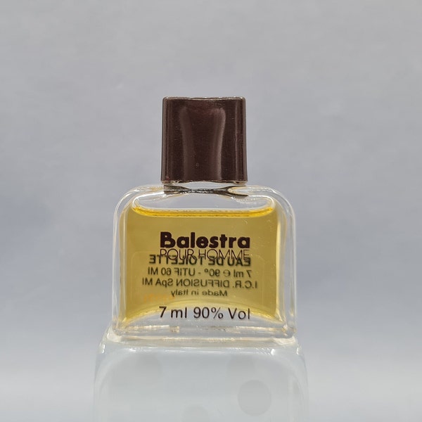 Perfume Miniature, Renato Balestra, Balestra for Men, Italy, Eau de Toilette, 7 ml, Male Perfume, Vintage