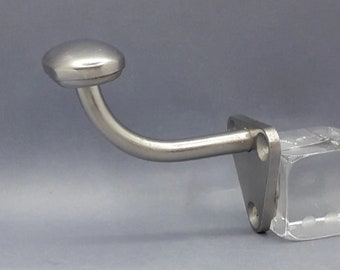 Old school coat rack, chrome metal, coat hook, decorative element, Loft, guest house, country decor, old coat hook, 1900-1960