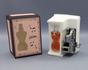 Authentic Miniature Perfume Jean Paul Gaultier, Music Box, "Classic", miniature feminine perfume 3.5 ml, Lecythiophilia, Vintage