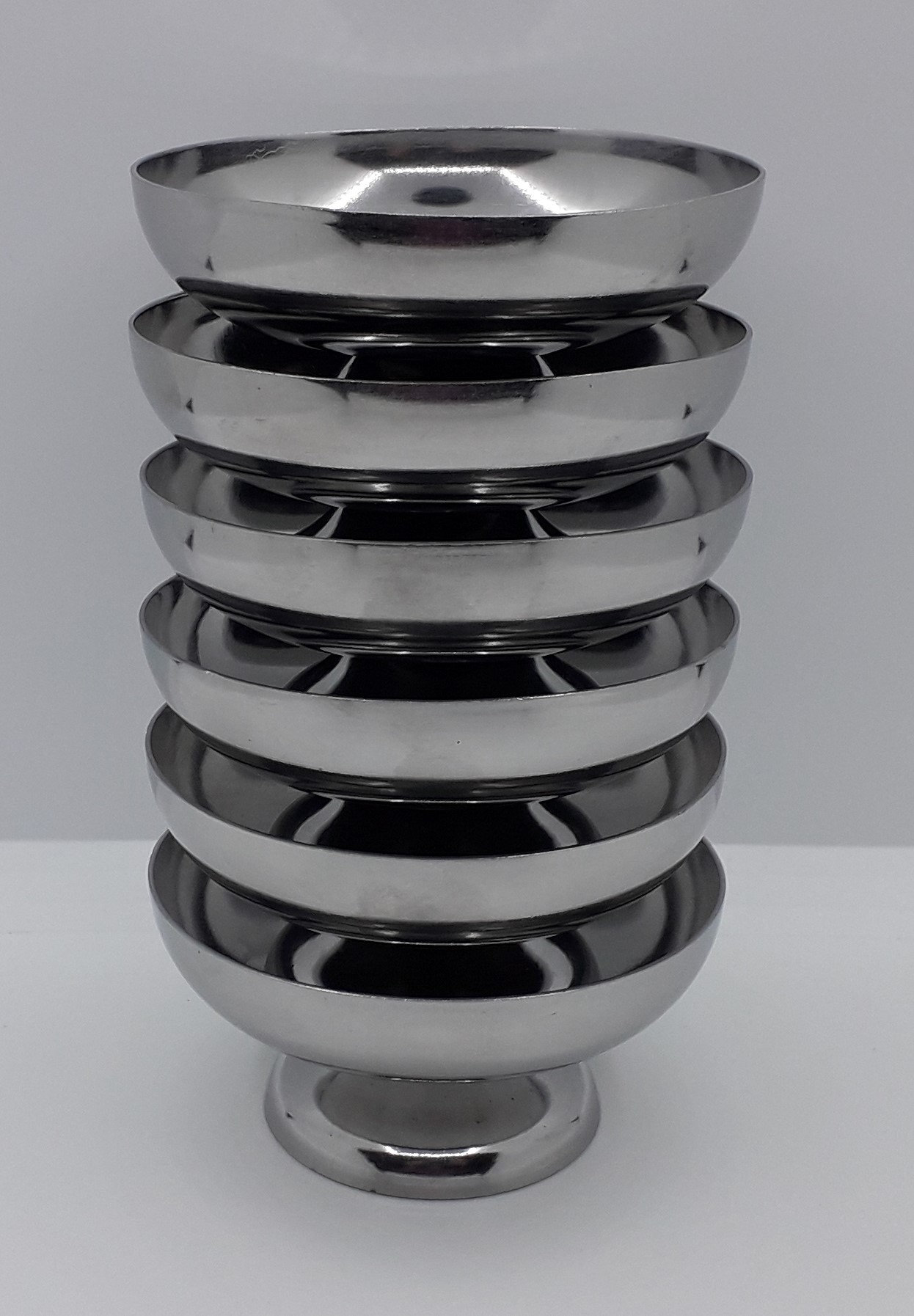 6 standing cups solid stainless steel dessert cup sorbet Etsy