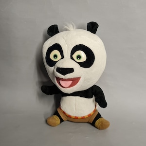 Peluche de bebé Kung-Fu Panda, peluche coleccionable, peluche divertido, panda, juguete, peluche, regalo para niños, Vintage