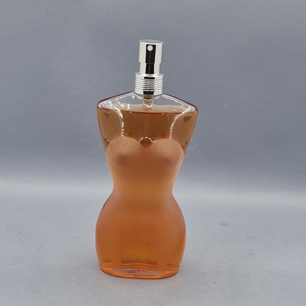 Authentique Parfum Jean Paul Gaultier, "Classique", Eau de Toilette 100 ml, Parfum Féminin, dentelle, corset, Haute-Couture Paris, Vintage