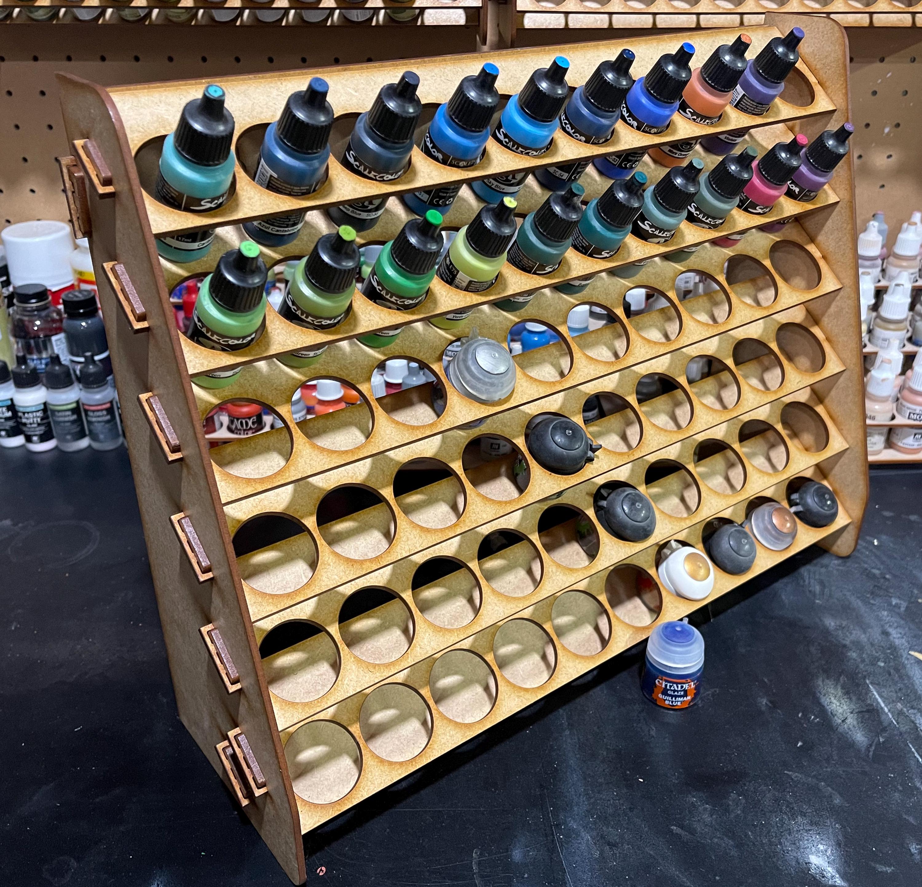 All Panel Paint Rack Paint Rack With 60 Holes for Citadel or Vallejo Paints - Etsy