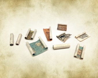 Handmade Miniature Map 10 Pack: TTRPG Scatter Terrain 28mm