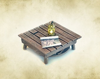 Handmade Glowing Lantern Table: DnD Scatter Terrain