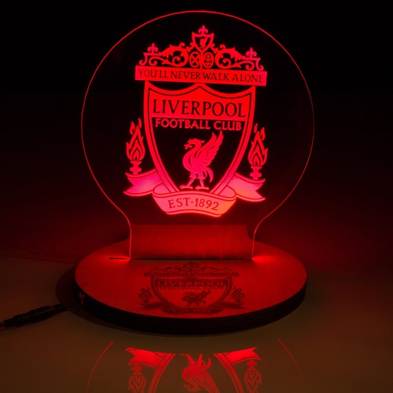 Liverpool Fc Led Night Light 3d Illusion Modern Night Light Etsy