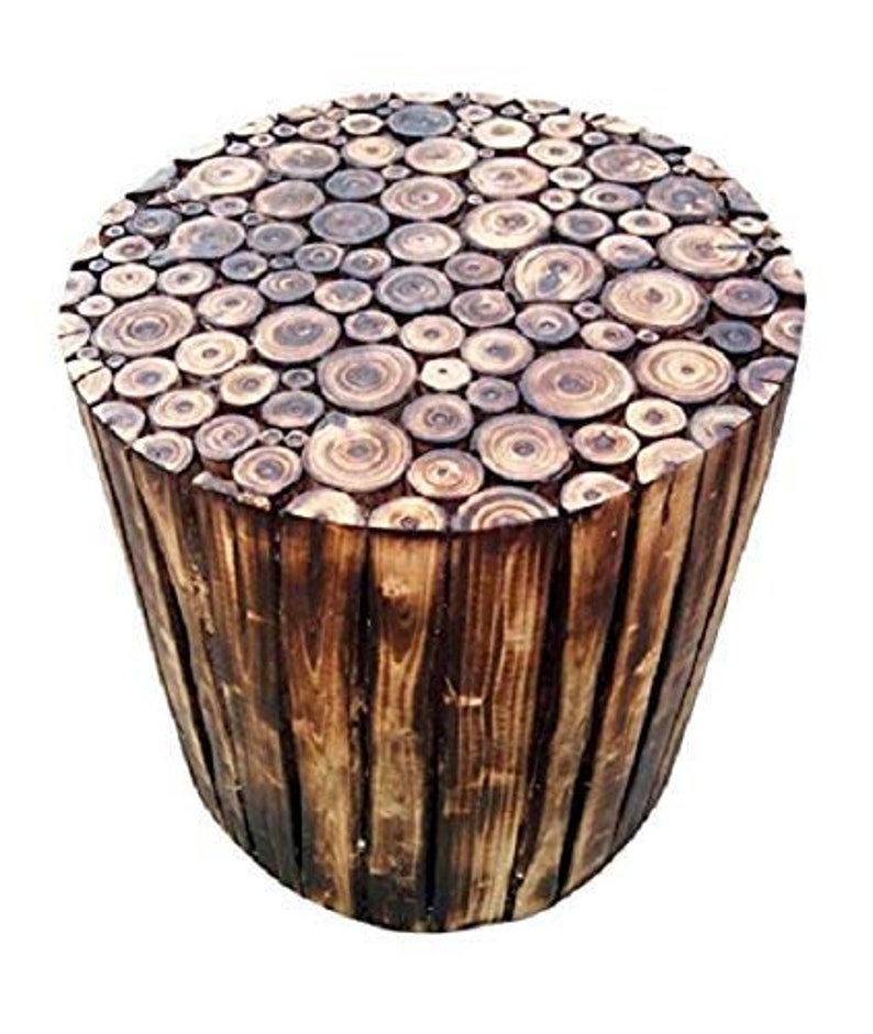 Antique Wood Coffee Table for Living Room Gallery Wooden Round Block Stool
